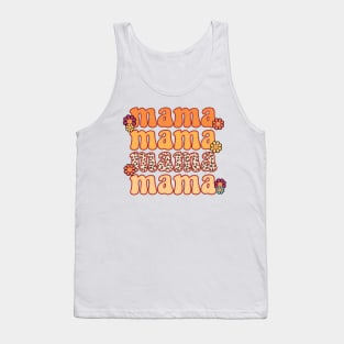 Colorful Mom Design Mother's Day Gift Idea Mom Mum Tank Top